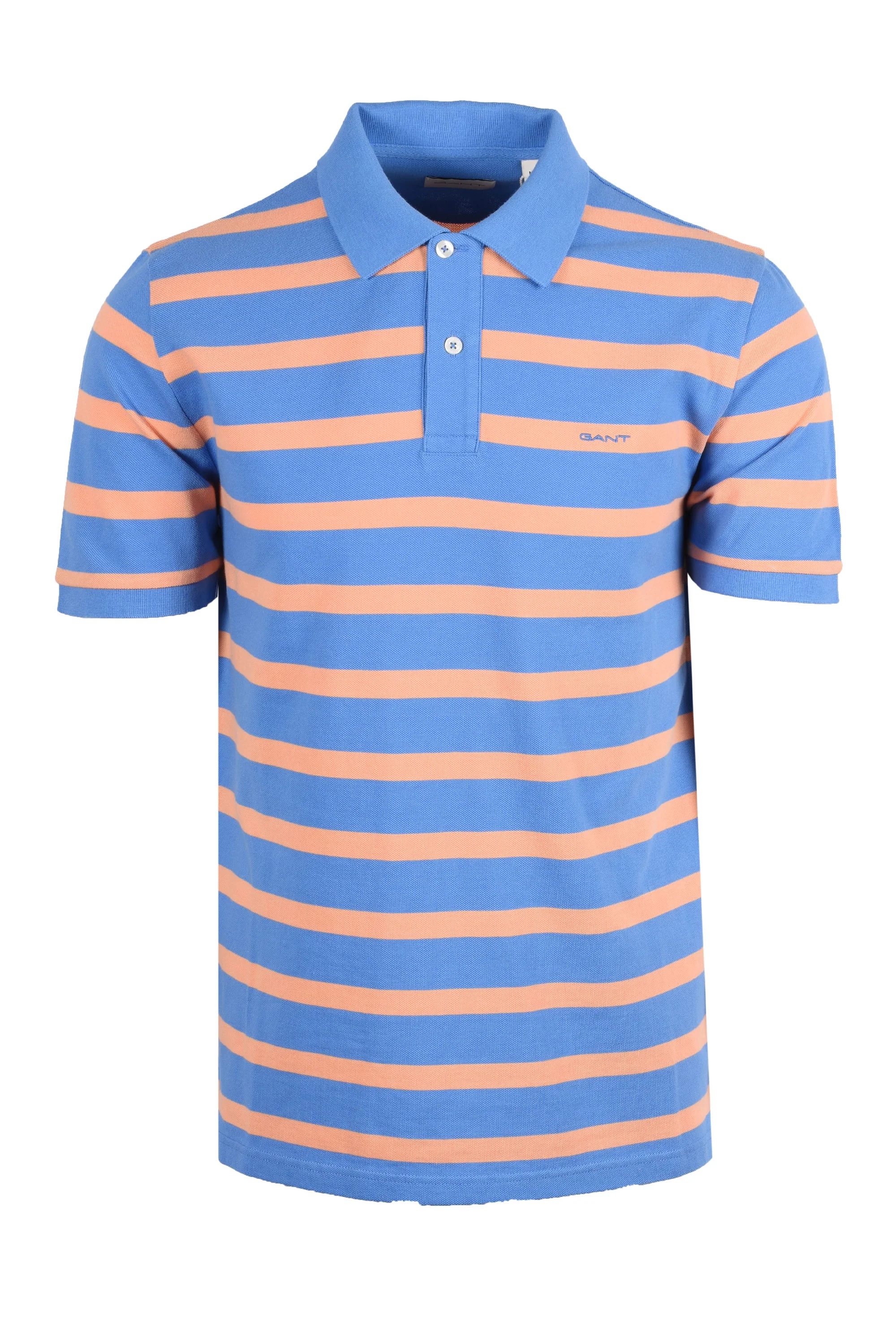 Gant Striped Polo Perfect Blue