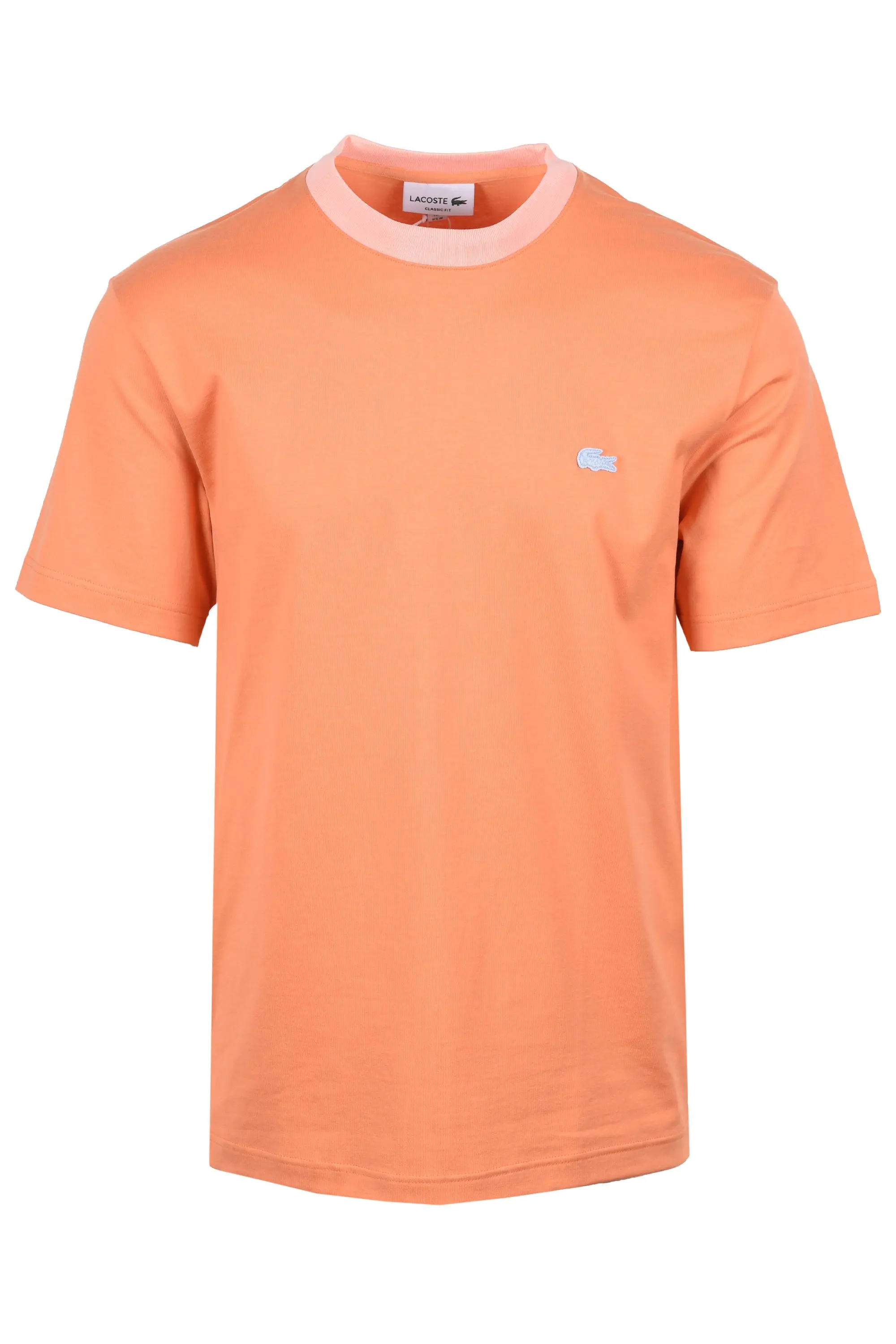 LACOSTE T-SHIRT Peach/Orange