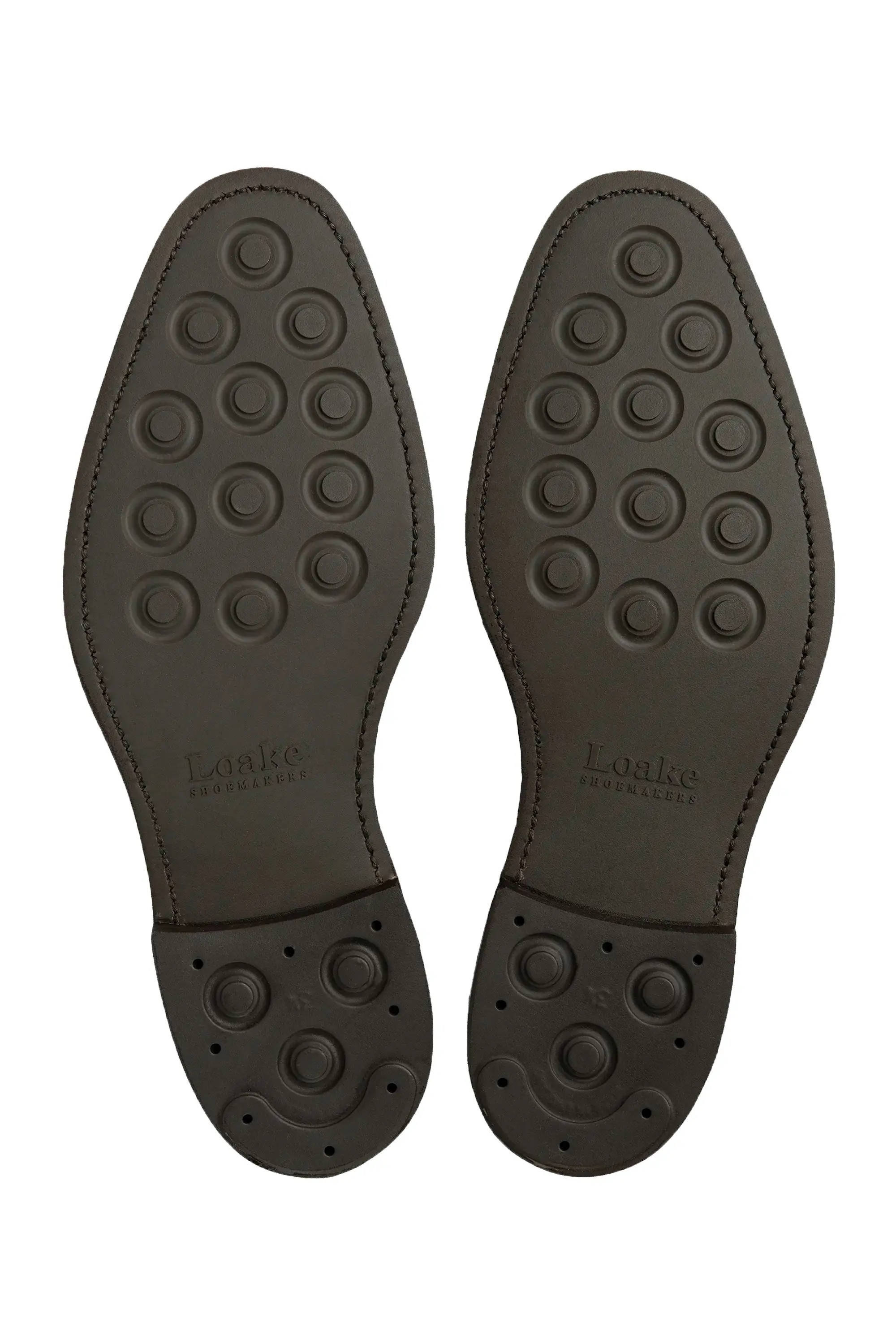 LOAKE 356 APRON SADDLE LOAFER DARK BROWN SUEDE - Image 4