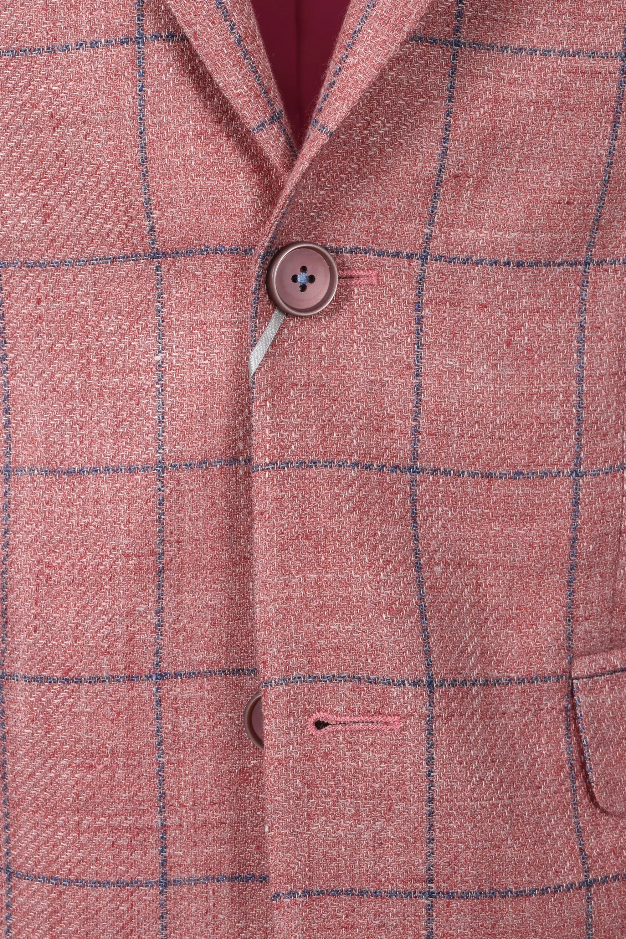 MAZZELLI JACKET PINK/BLUE CHECK - Image 3