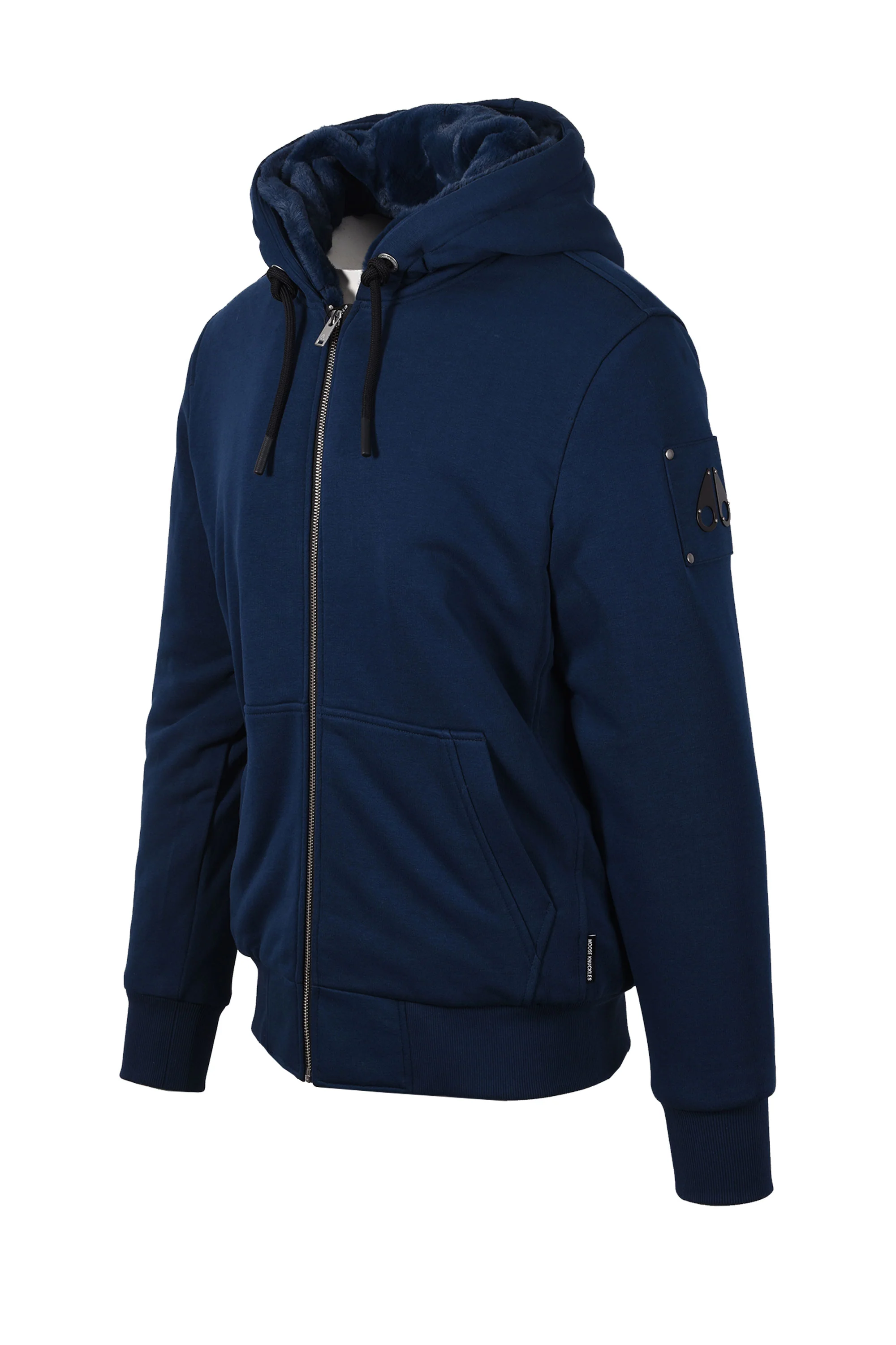 MOOSE KNUCKLES CLASSIC BUNNY HOODED FULL ZIP NIGHTFALL - Image 2