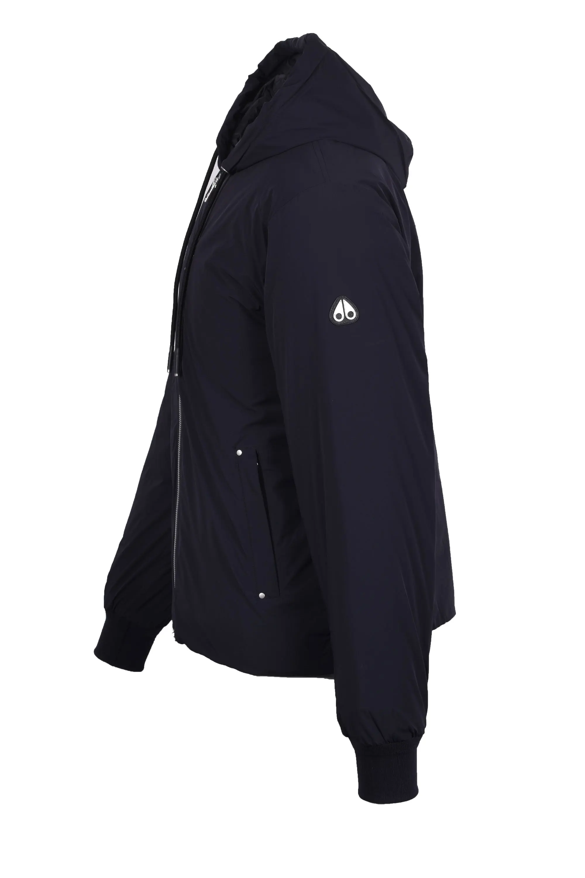 Moose Knuckles Hooded Northdale Jacket Navy - Image 2