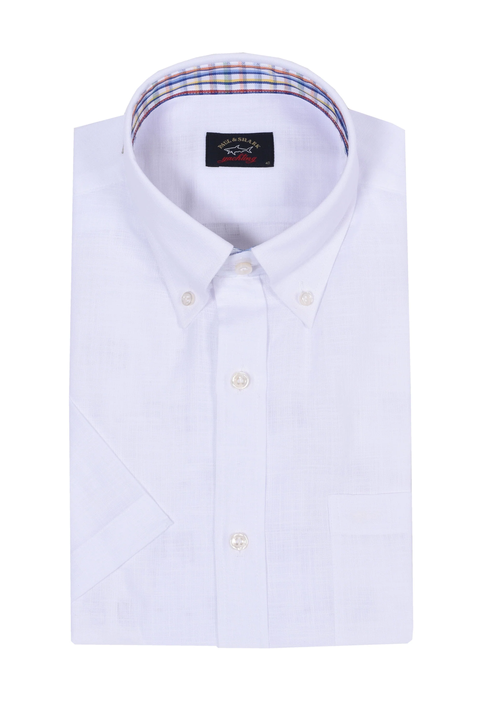 Paul And Shark Short Sleeve Shirt White