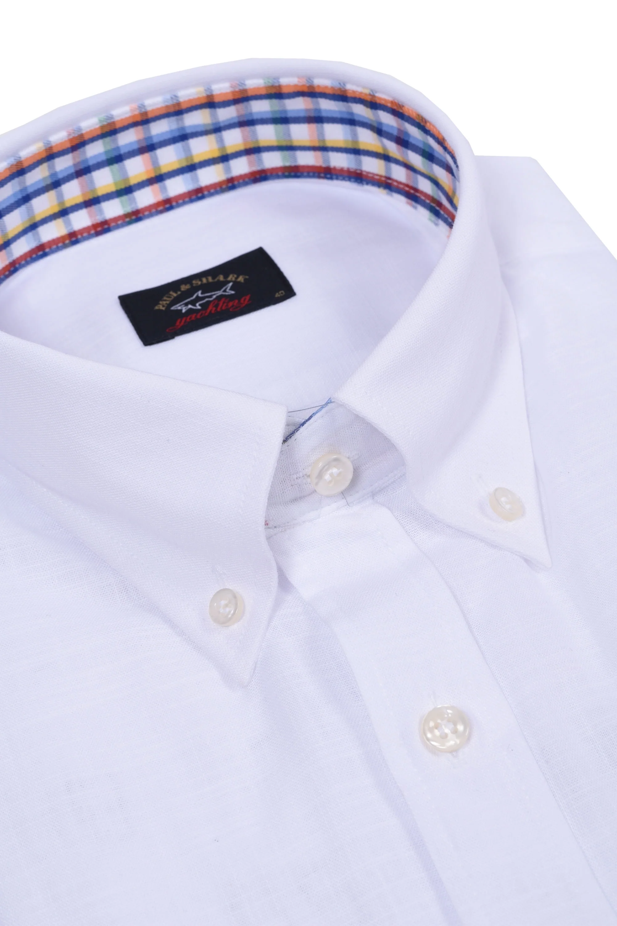 Paul And Shark Short Sleeve Shirt White - Image 2