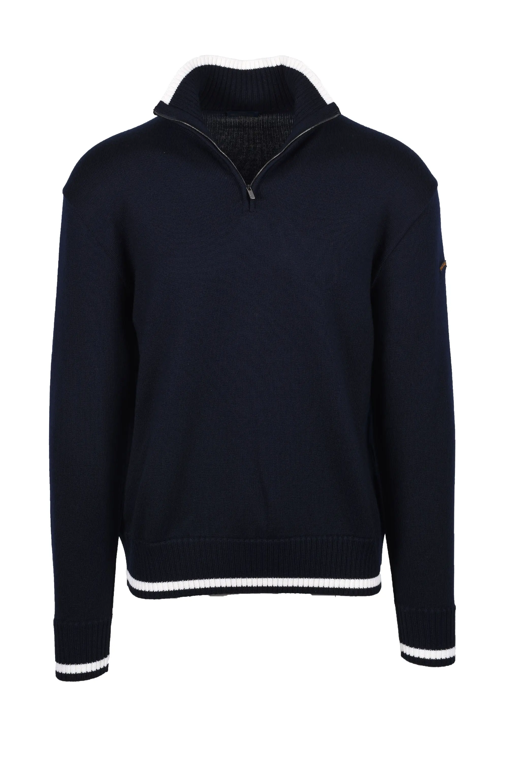 Paul & Shark Half Zip Knitwear Navy & Cream