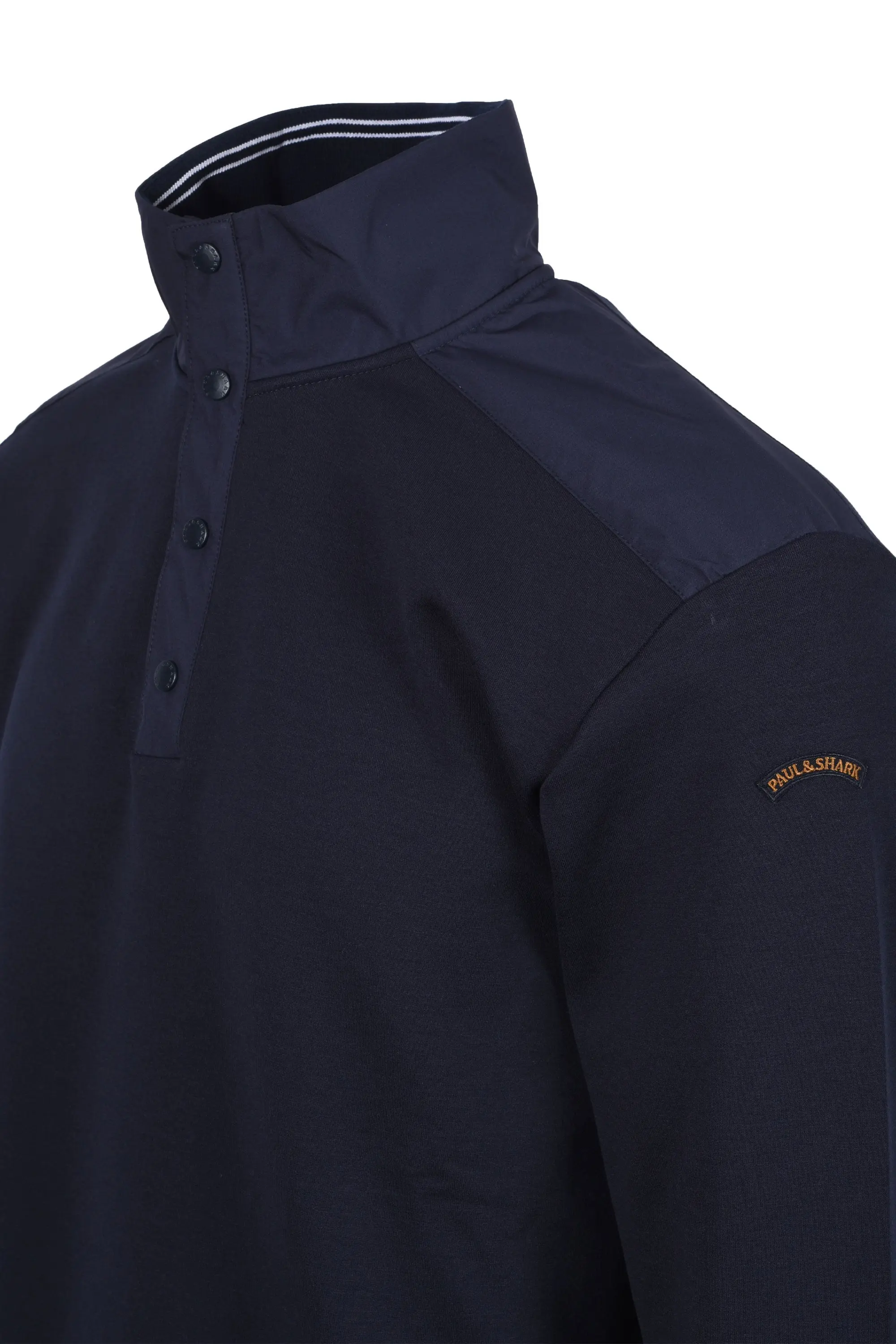 PAUL AND SHARK HALF ZIP SWEATSHIRT NAVY - Image 3