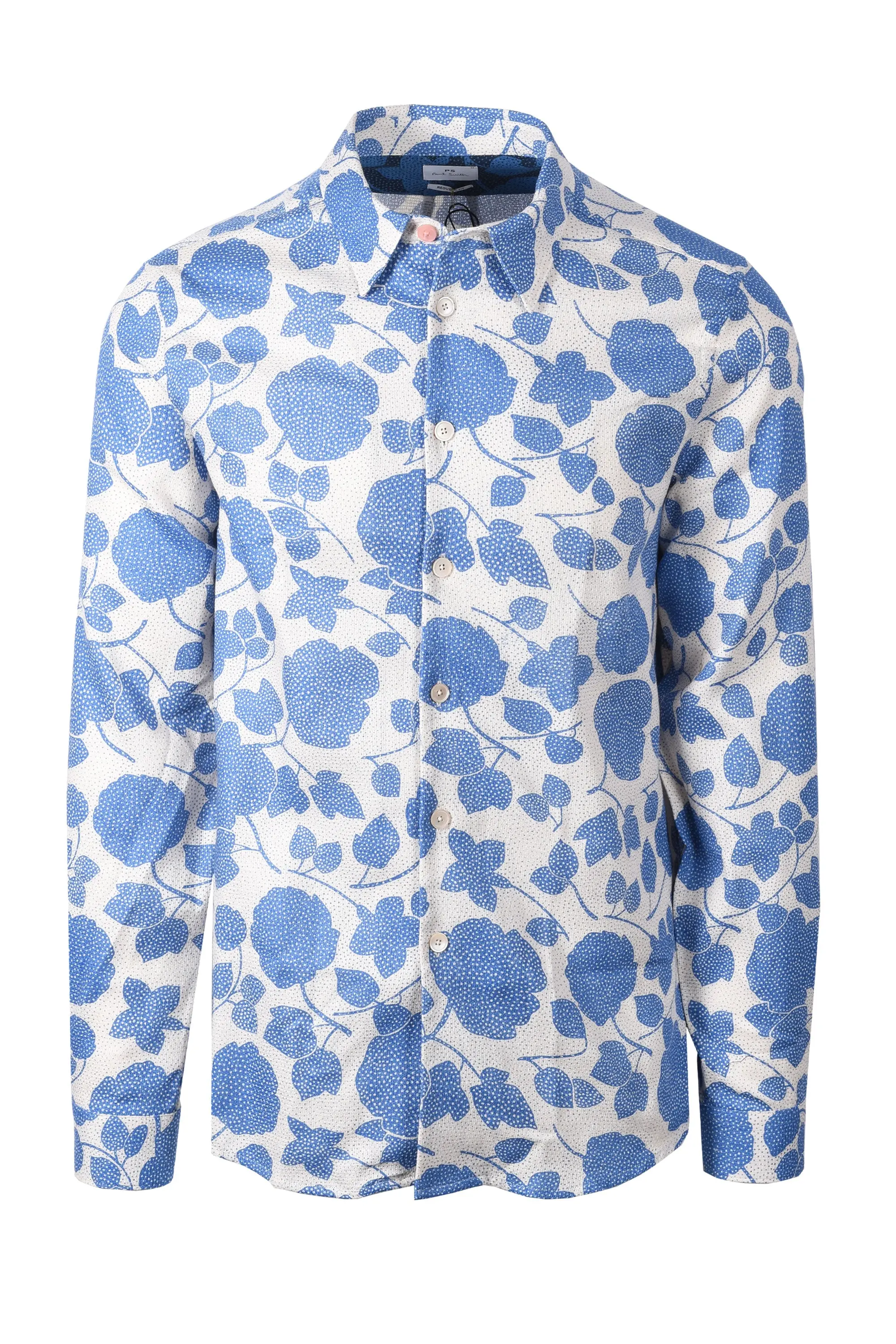 PAUL SMITH LS REGULAR FIT SHIRT BLUE