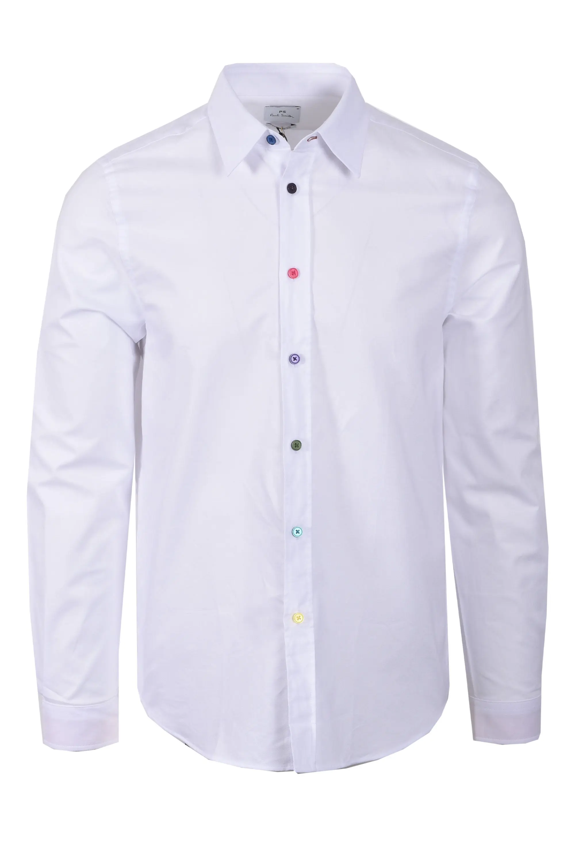 PAUL SMITH LS TAILORED FIT SHIRT WHITE