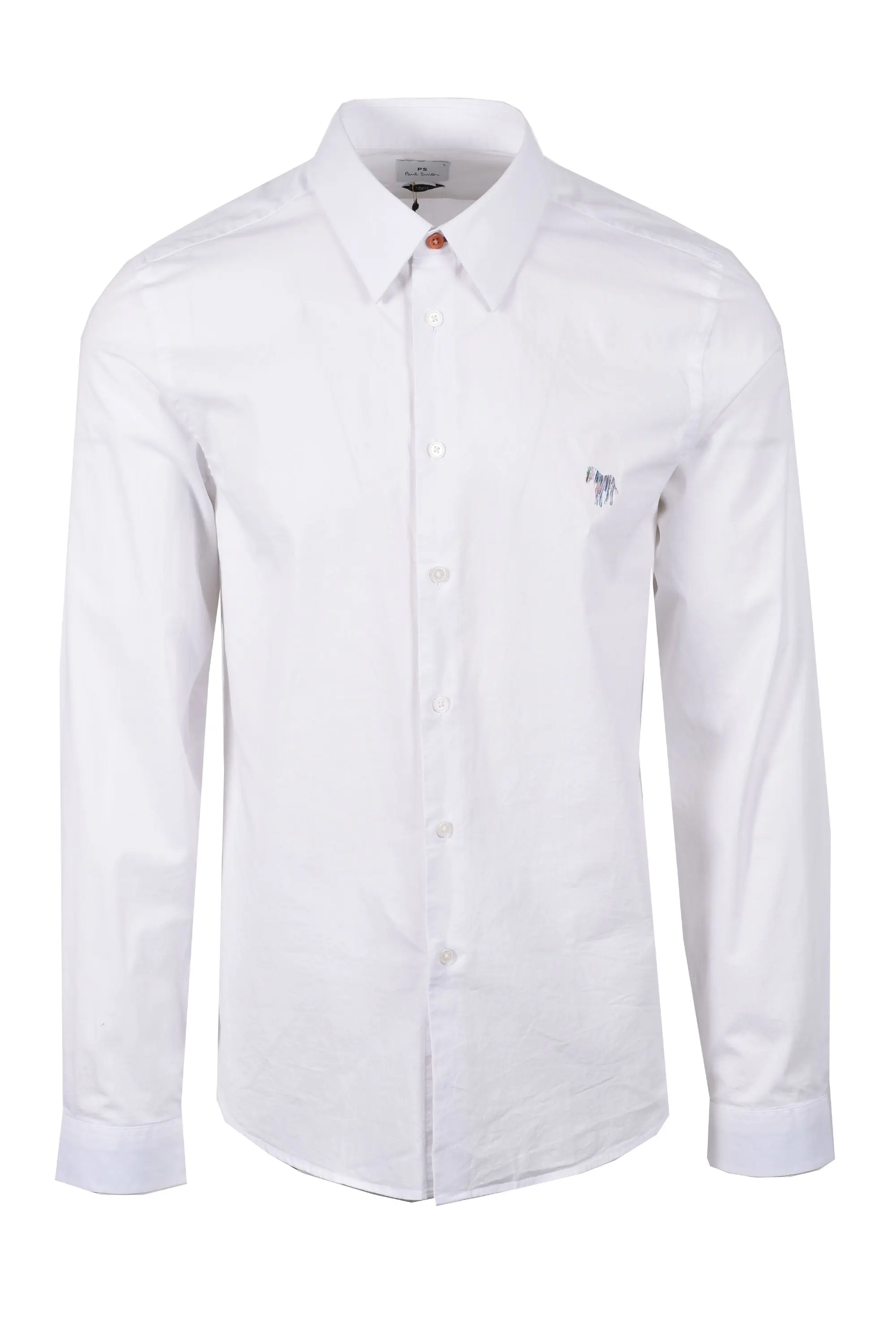 Paul Smith LS Tailored Fit Shirt White