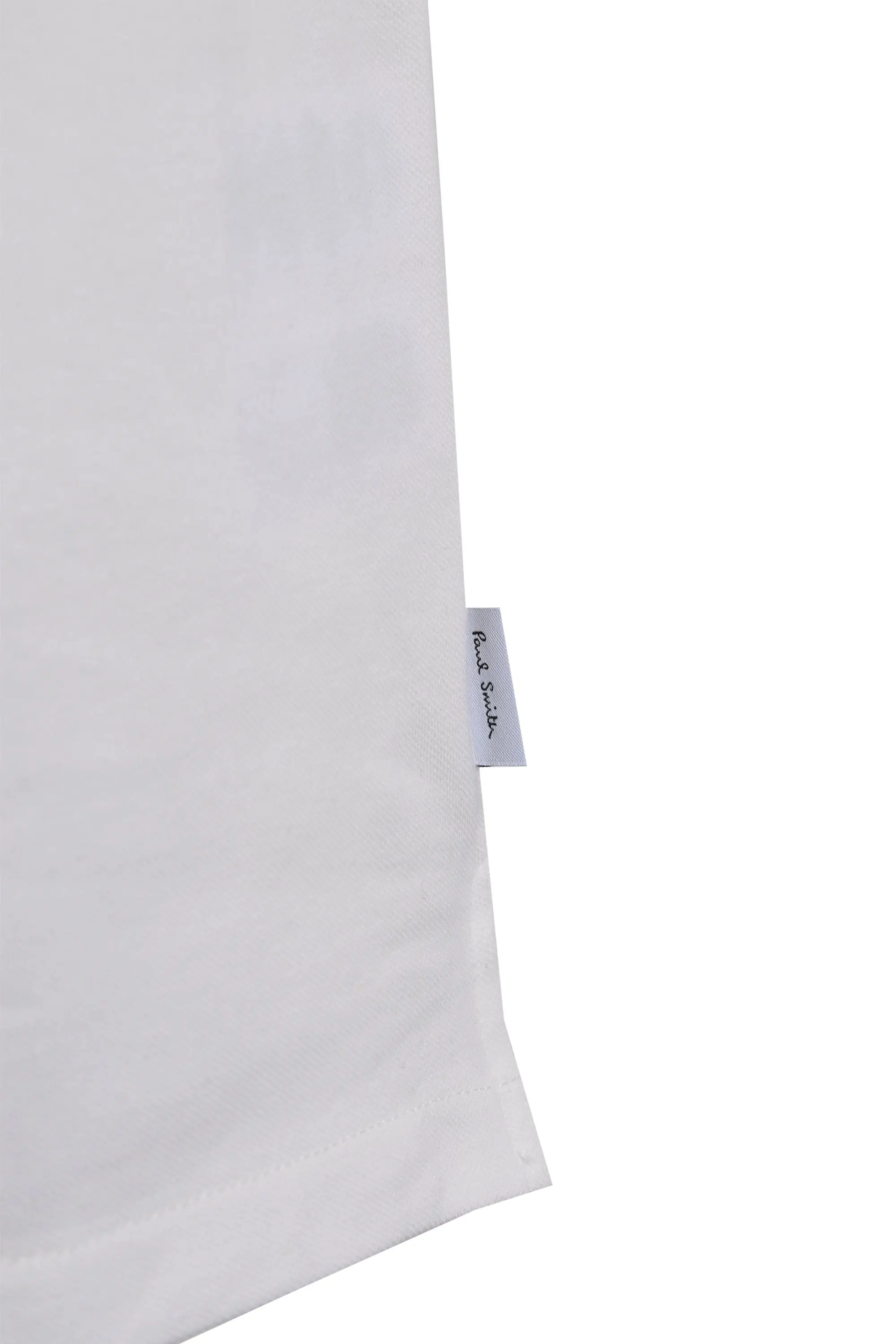 PAUL SMITH REG FIT ZIP POLO SHIRT OFF WHITE - Image 3