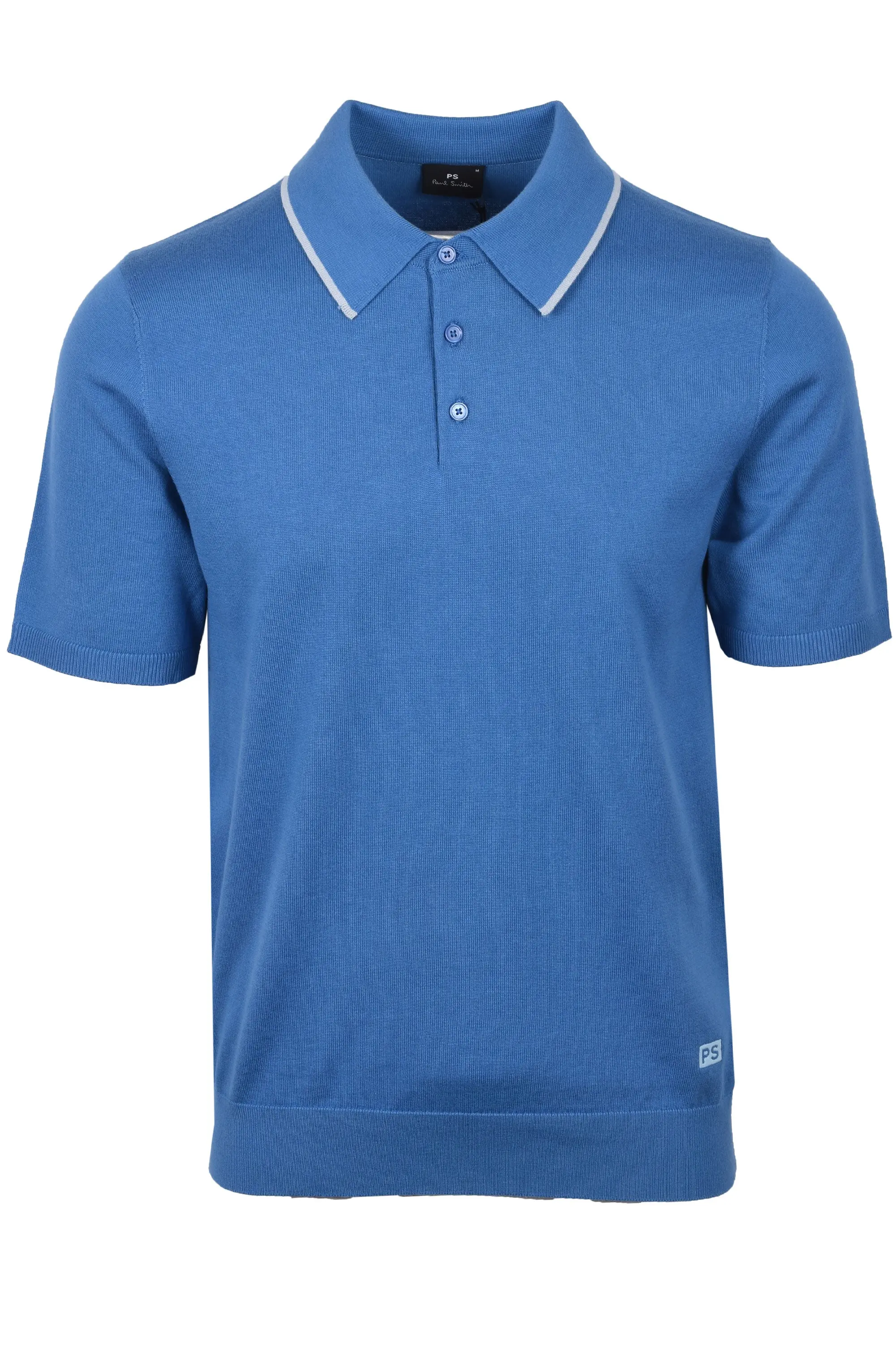 PAUL SMITH SWEATER SS POLO BLUE