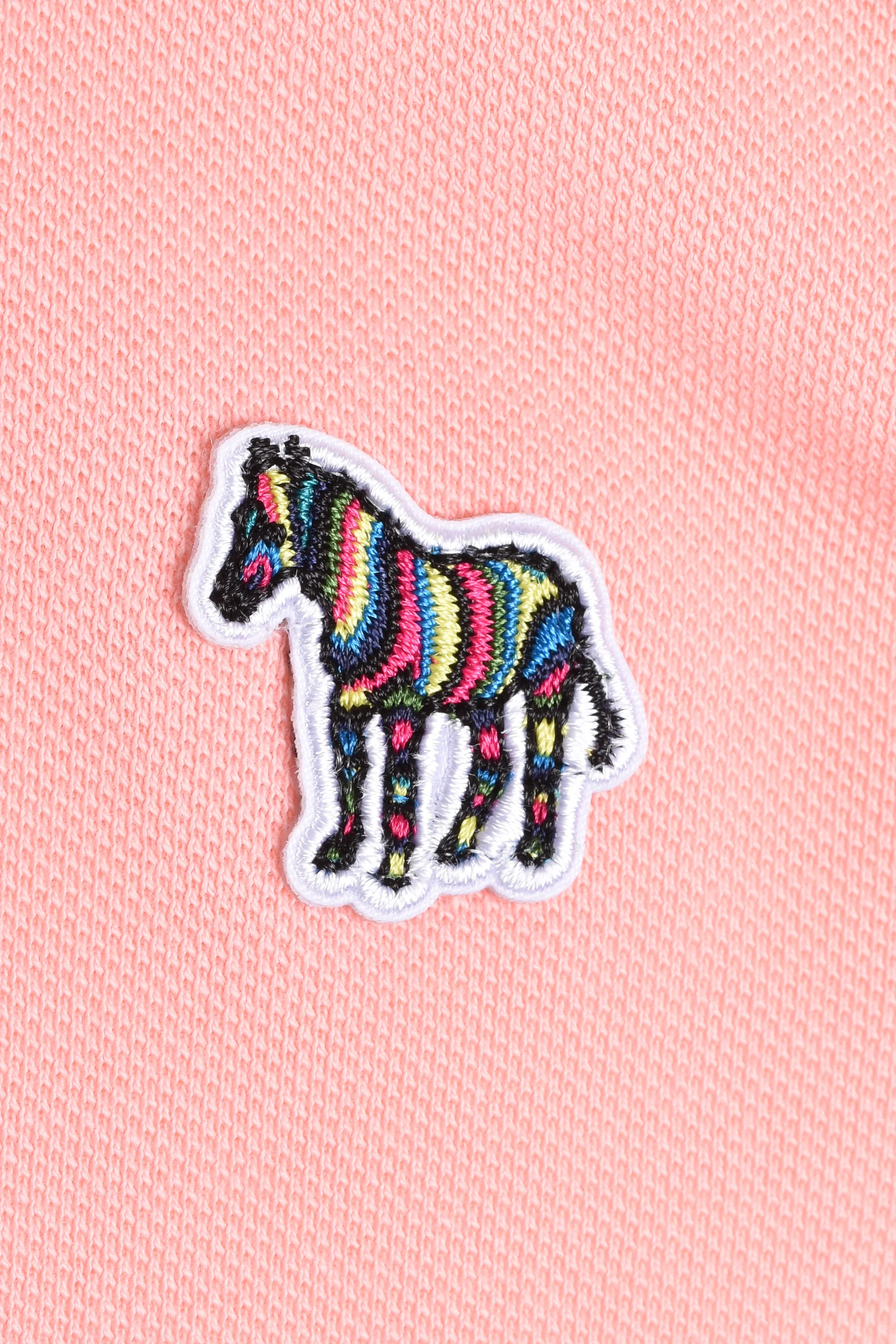 PAUL SMITH REG FIT POLO SHIRT PINK - Image 3