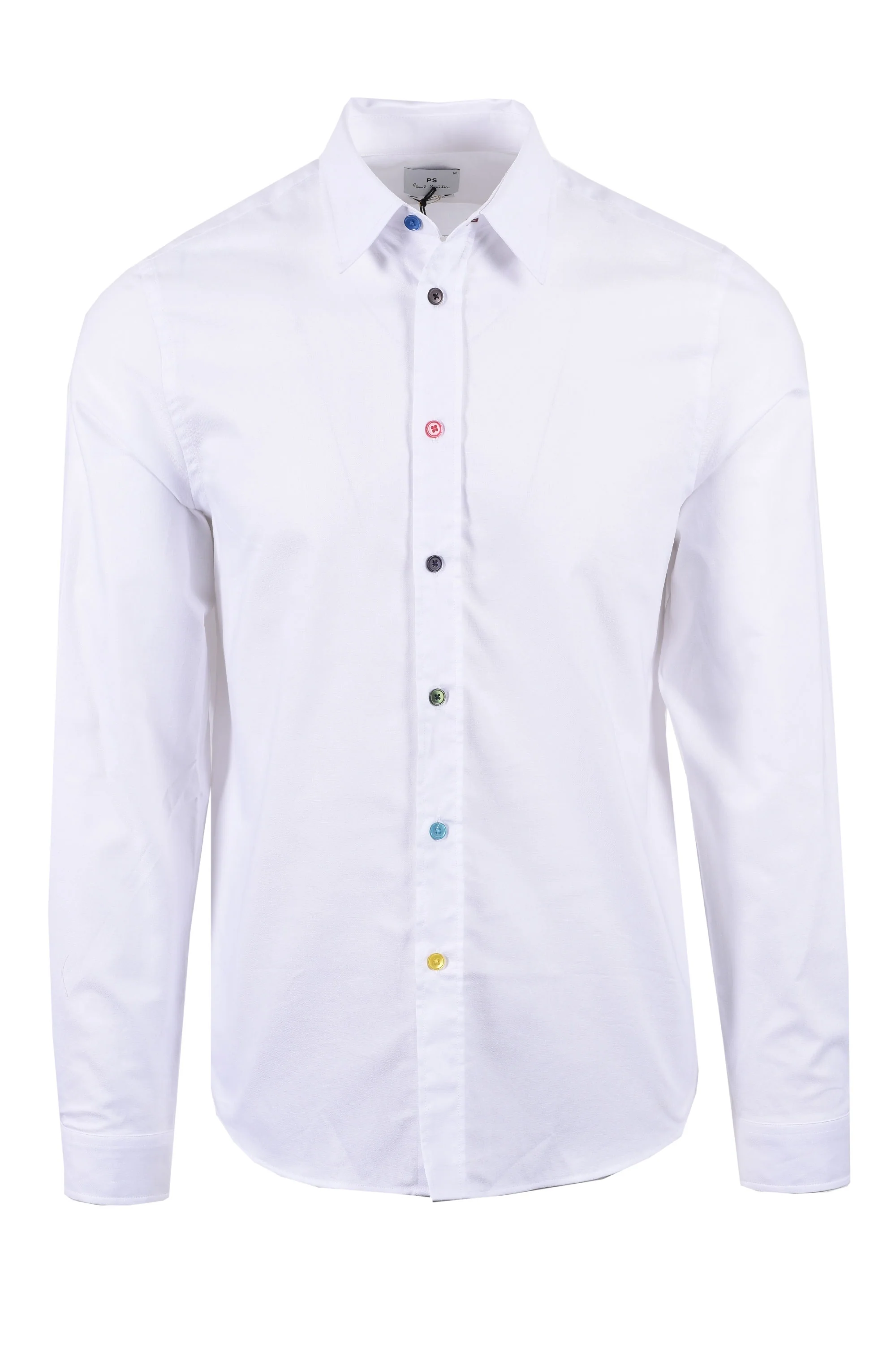 Paul Smith Sport Stripe Button Shirt White