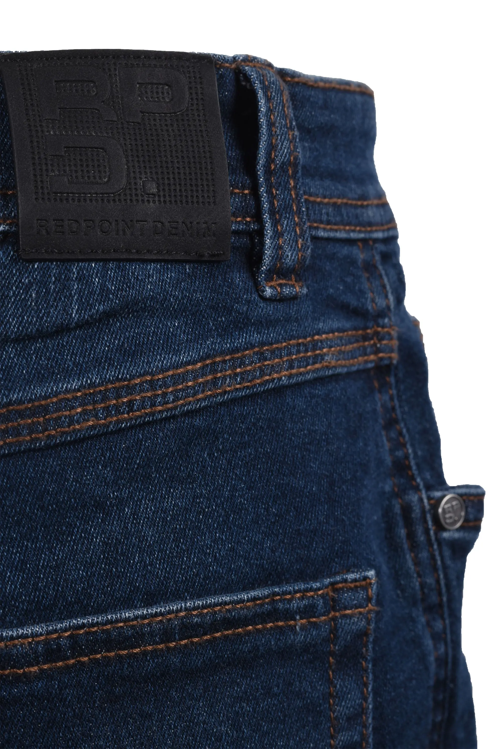 REDPOINT SHERBROOKE DENIM SHORTS DARK DENIM - Image 3