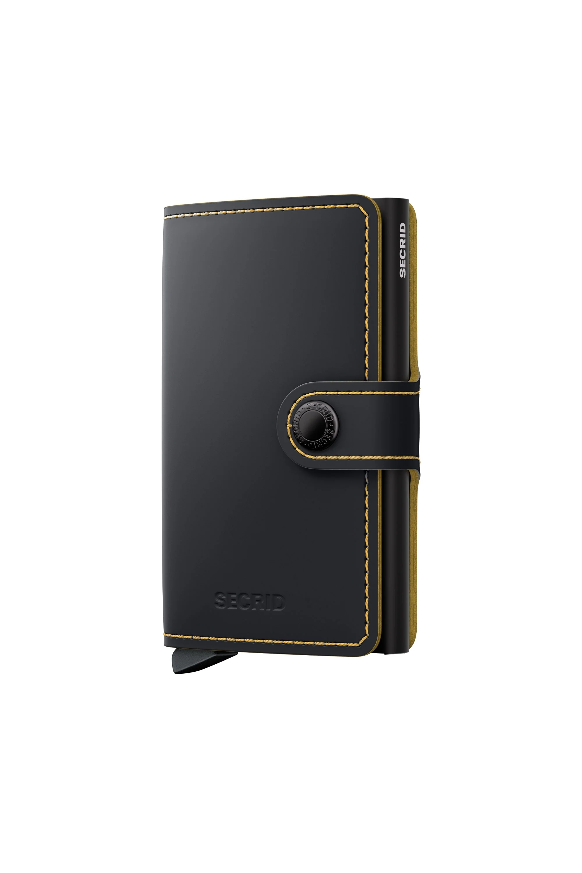 Secrid Mini Wallet Matte Black/Ochre