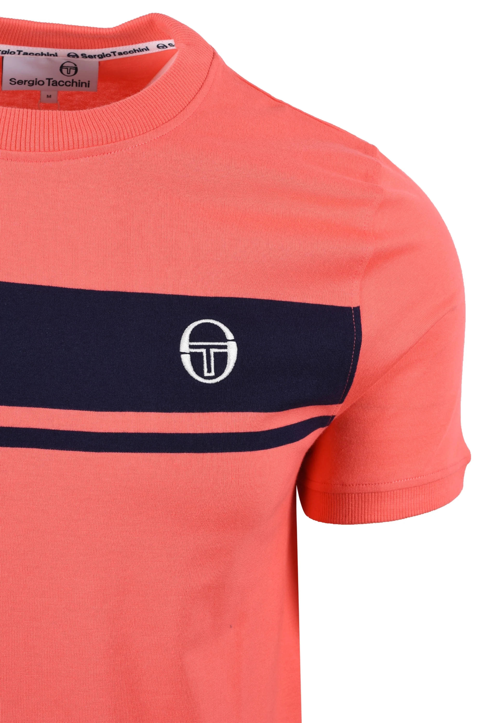 Sergio Tacchini Master T-shirt Pink/Navy - Image 2