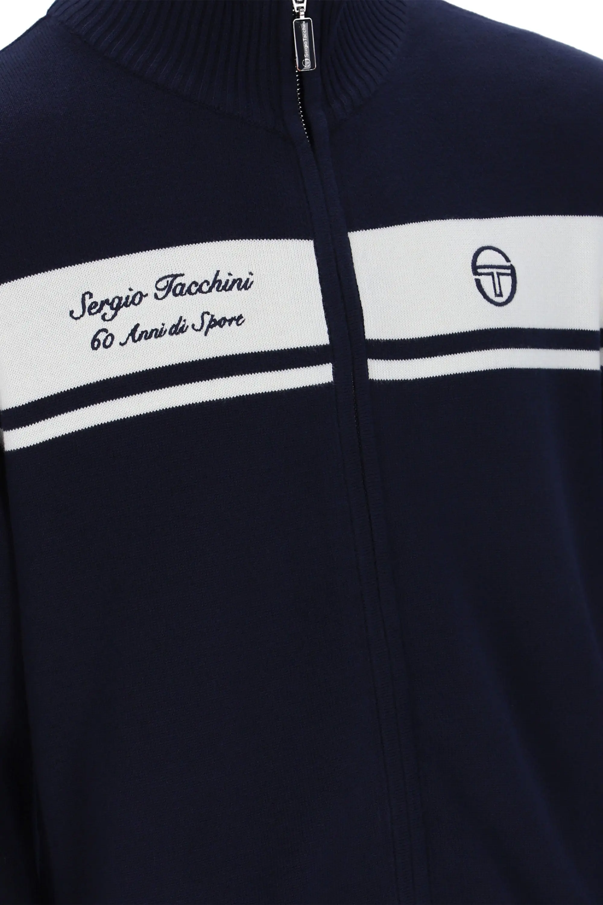 SERGIO TACCHINI 60th ANNIVERSARY CAPOMASTERS TRACK TOP Maritime Blue/Gardenia - Image 4