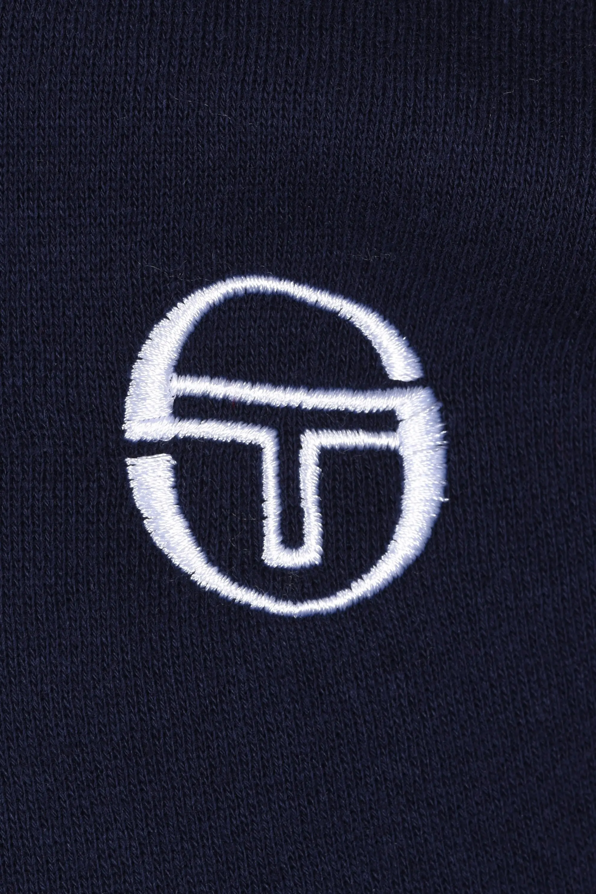 Sergio Tacchini Damarindo Half Zip Sweatshirt Maritime Blue/Adrenaline Rush - Image 3
