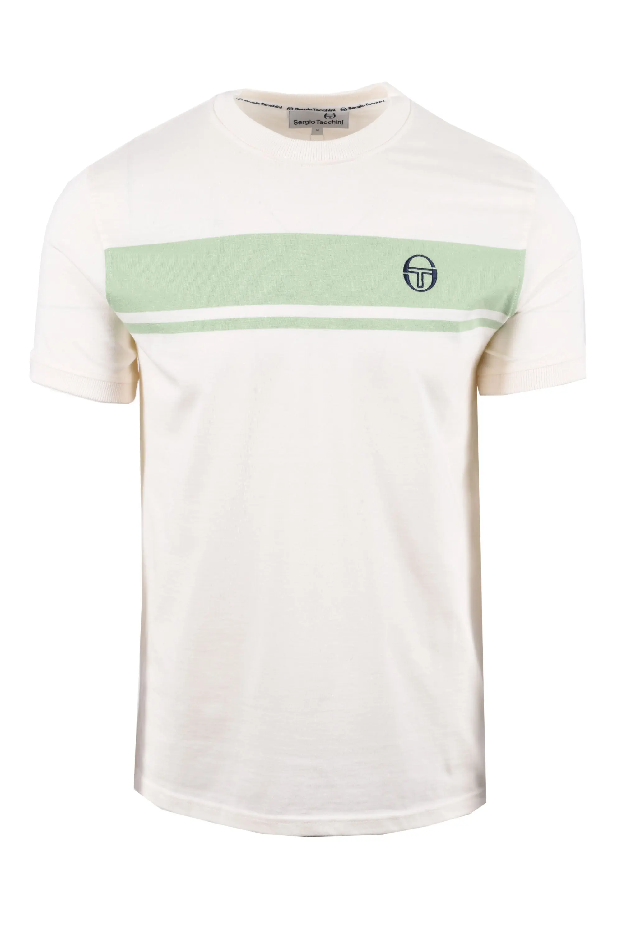 SERGIO TACCHINI MASTER T-SHIRT GARDENIA/QUIET GREEN