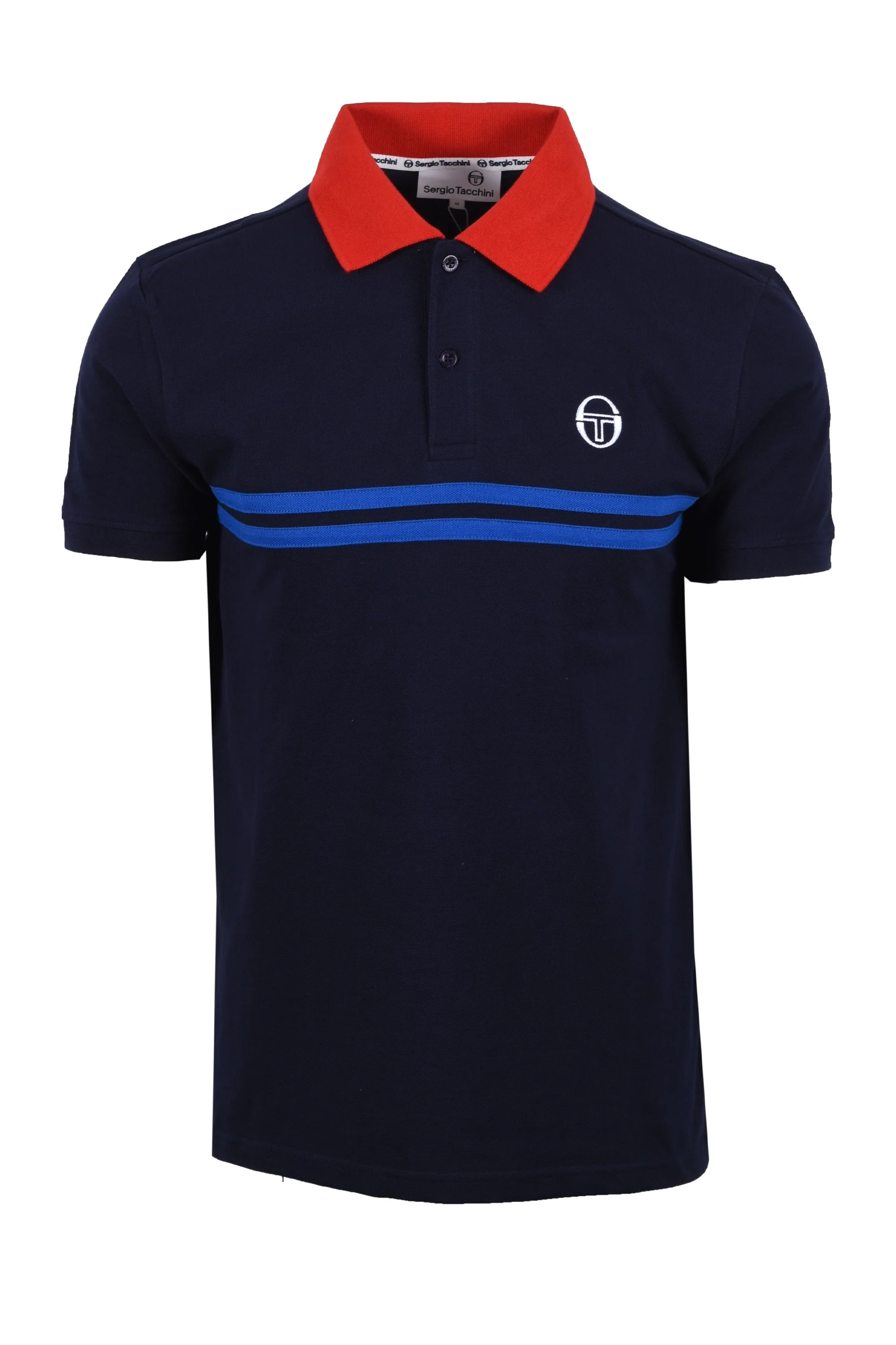 Sergio Tacchini Supermac Polo Navy/Red