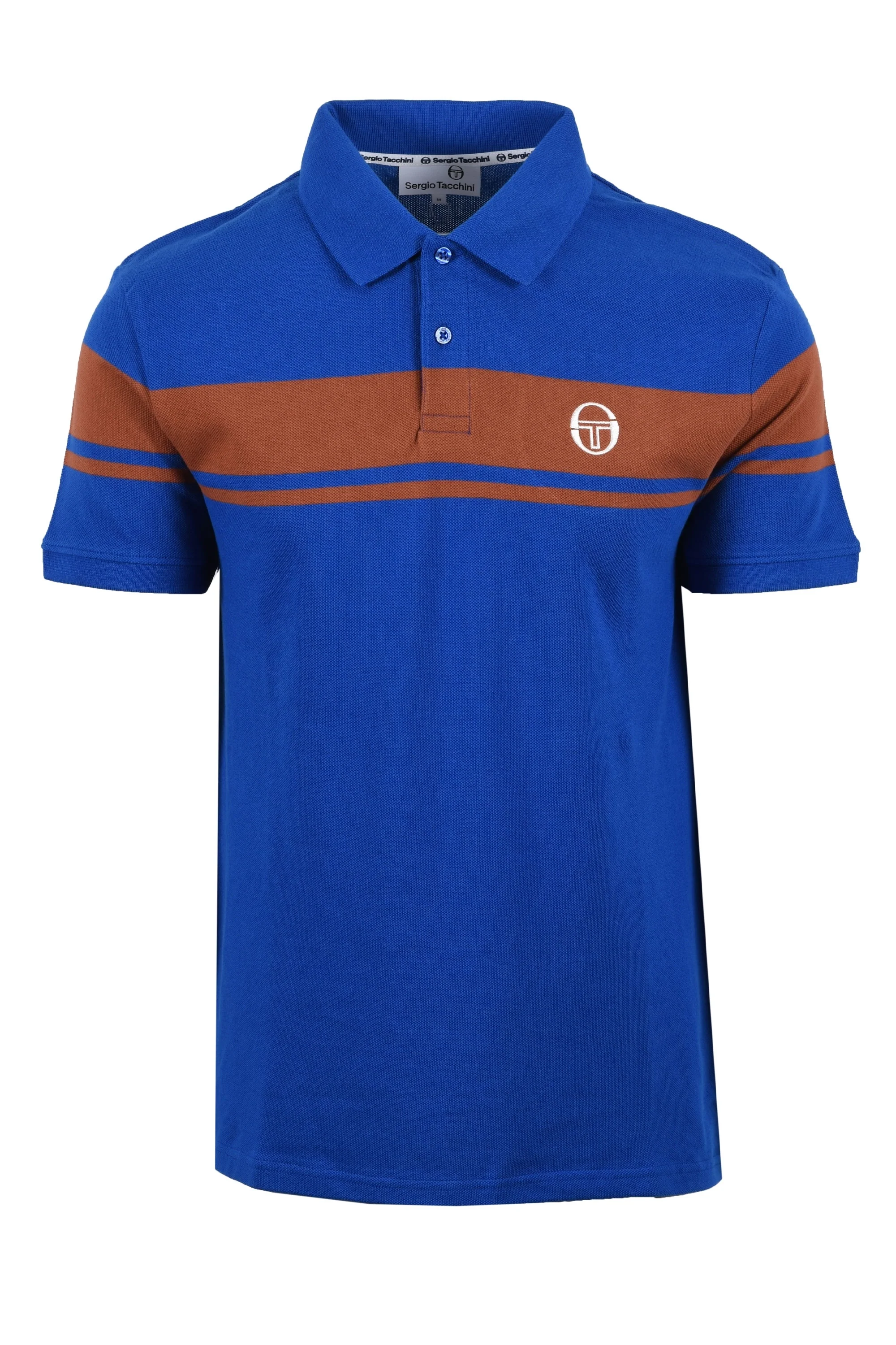 Sergio Tacchini Young Line Polo Blue/Brown