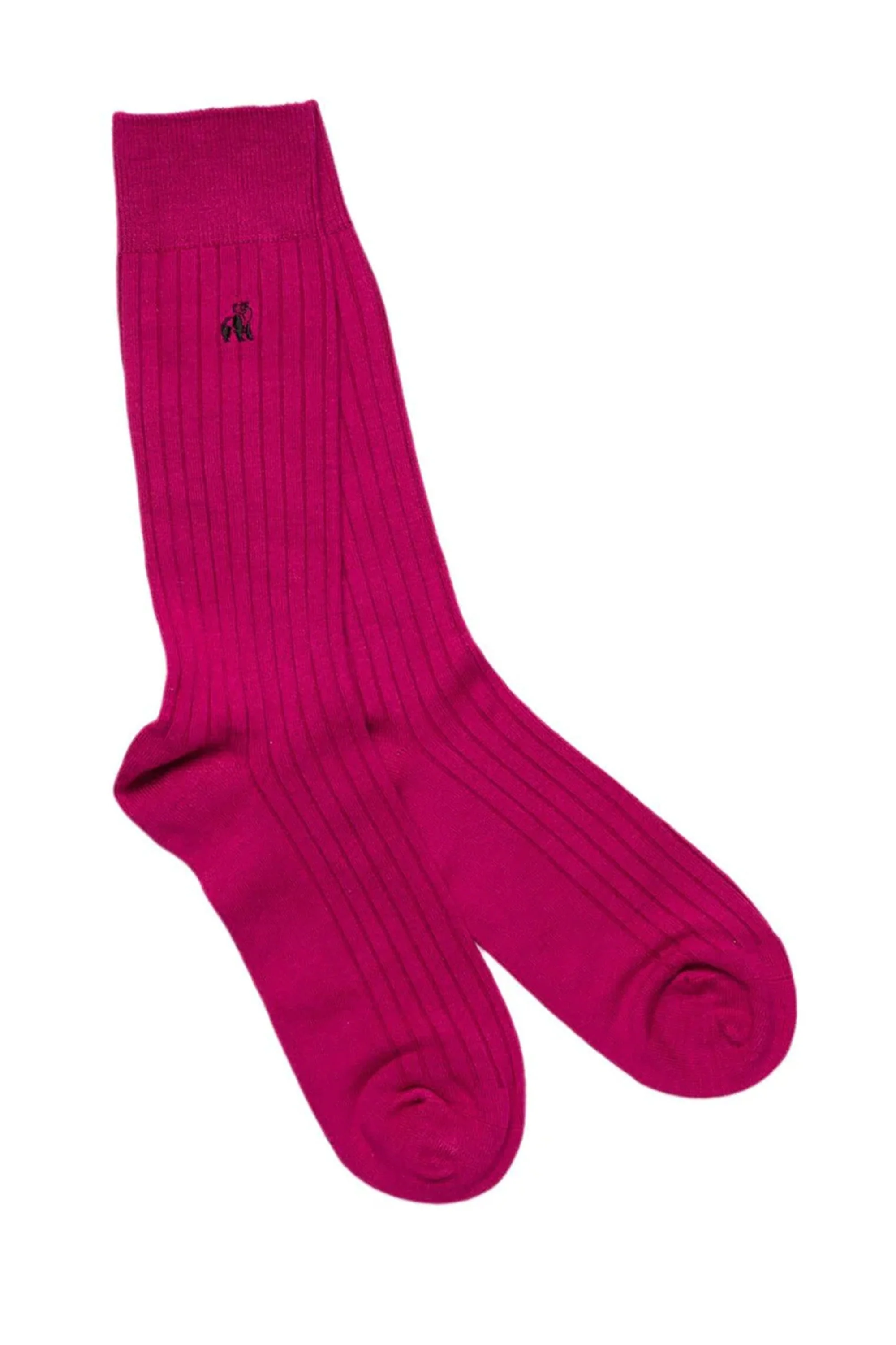 Swole Panda Bamboo Socks Pink