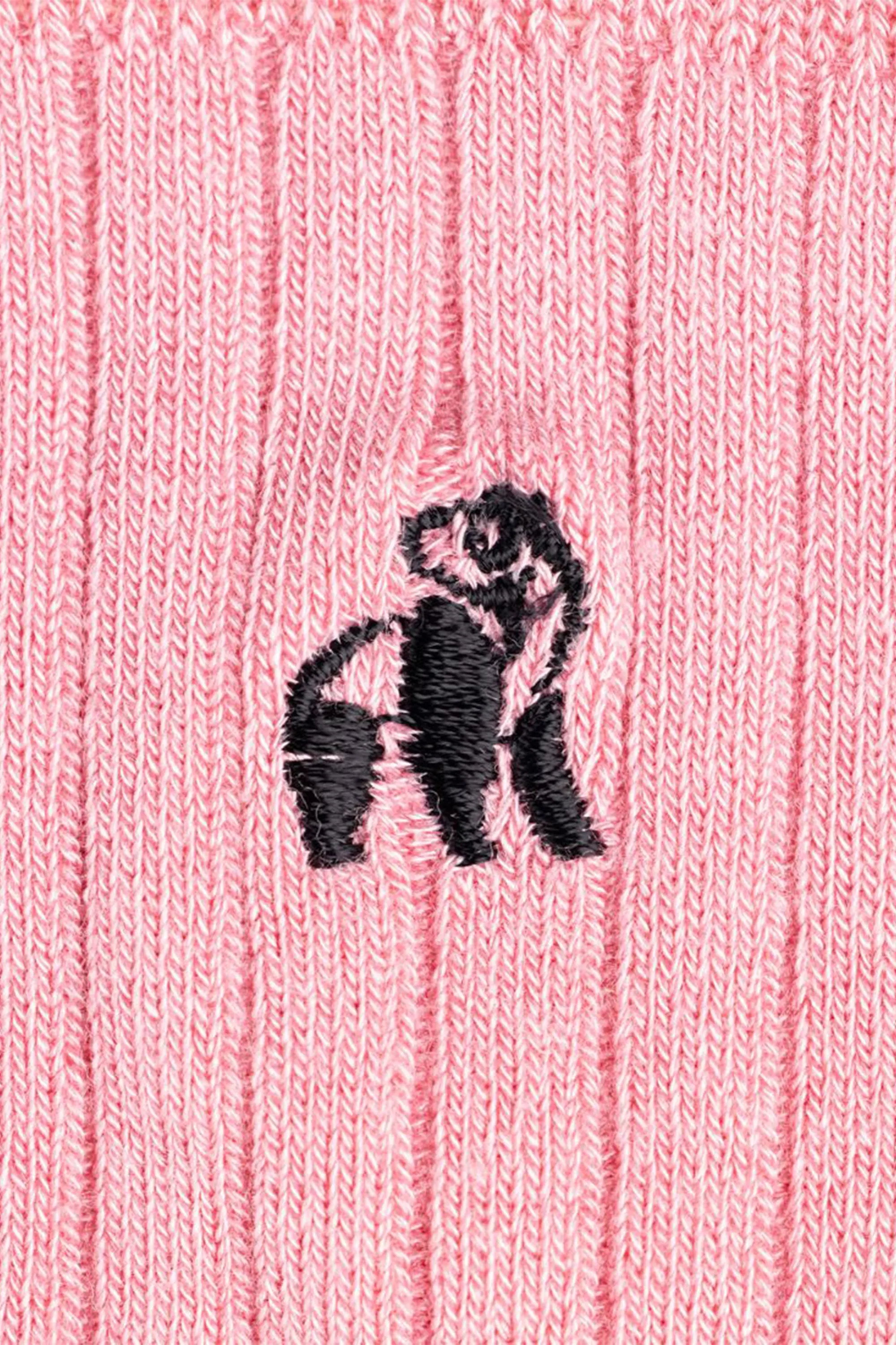 SWOLE PANDA SOCKS LIGHT PINK - Image 2