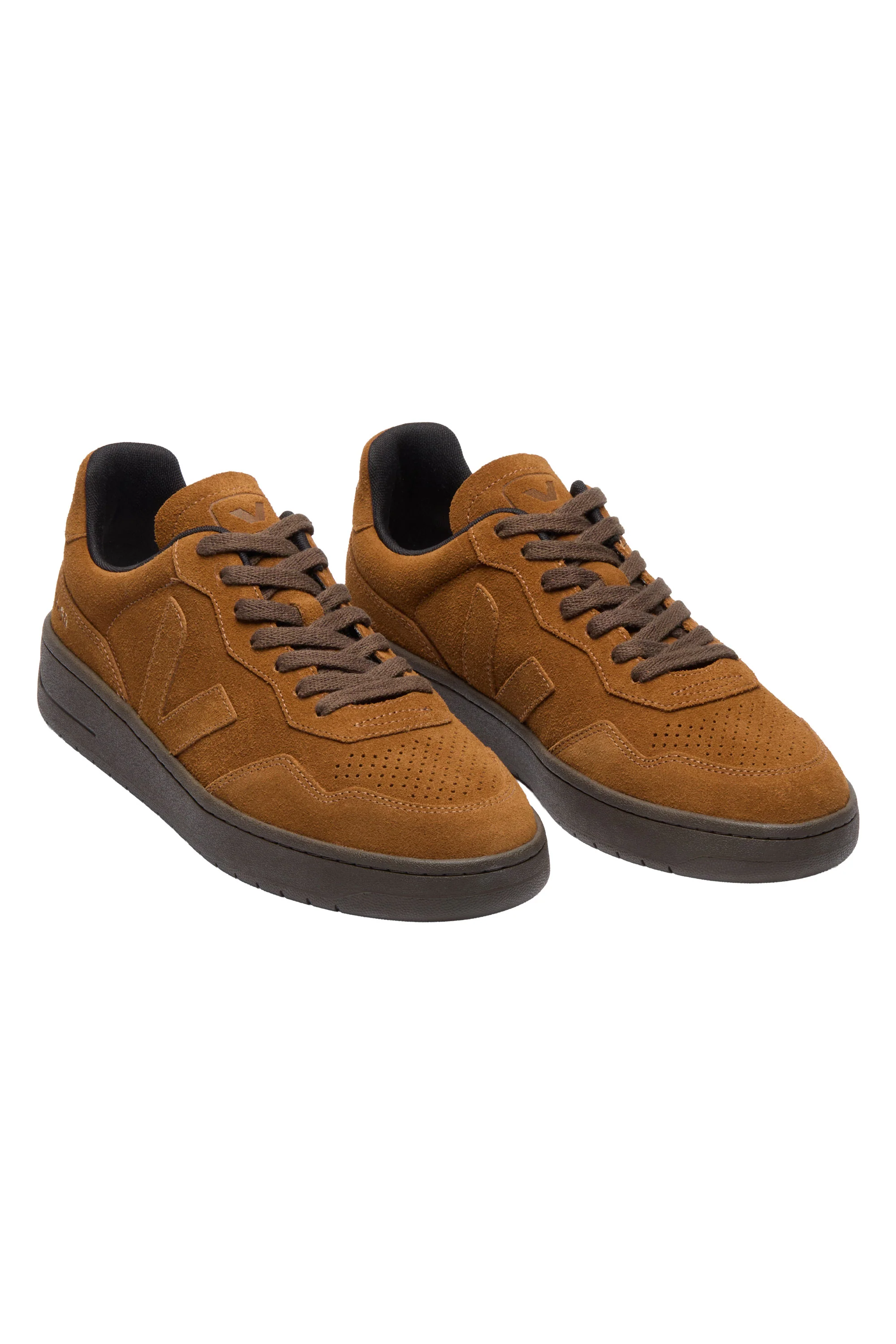 VEJA V-90 SUEDE TRAINER COGNAC/EAGLE - Image 3